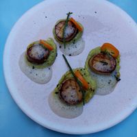 Scallops at O Gambuzino in Lisbon