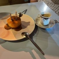 Cheesecake for dessert, sesame crust was great!  at O Gambuzino in Lisbon