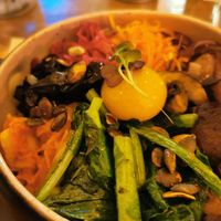 Vegan Bibimbap at O Gambuzino in Lisbon