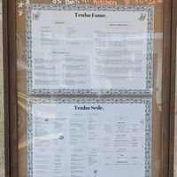 Menu at O Gambuzino in Lisbon