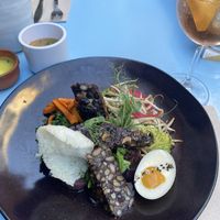 Tempeh  at O Gambuzino in Lisbon