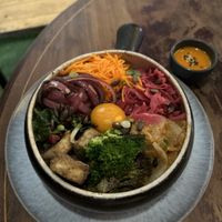 Bibimbap  at O Gambuzino in Lisbon