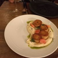 Skallops made of King Oyster Mushroom at O Gambuzino in Lisbon