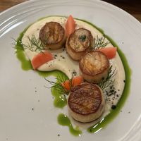 “Scallops”. Sooo good    at O Gambuzino in Lisbon