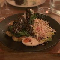 Gado Gado (dish from Indonesia, yes that’s a vegan egg!)   at O Gambuzino in Lisbon