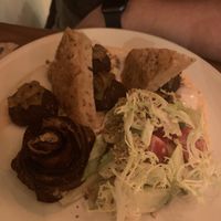 Ta’ameya (Egyptian falafel dish, so smoky and delicious)   at O Gambuzino in Lisbon