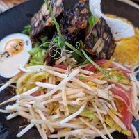 Gado gado at O Gambuzino in Lisbon