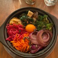 Bibimbap  at O Gambuzino in Lisbon