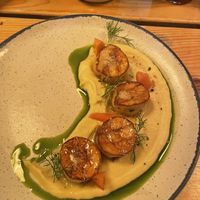 Scallops, really tasty  at O Gambuzino in Lisbon