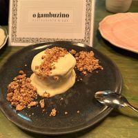 Masala Ginger cheesecake at O Gambuzino in Lisbon