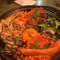 Bibimbap at O Gambuzino in Lisbon