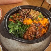 Bibimbap at O Gambuzino in Lisbon