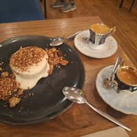 Masala chay cheesecake at O Gambuzino in Lisbon