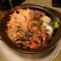 Bibimbap at O Gambuzino in Lisbon