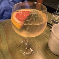 Gin and tonicc  at O Gambuzino in Lisbon