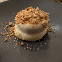 Chai cheesecake with ginger cream at O Gambuzino in Lisbon