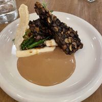 Black bean tempeh   at O Gambuzino in Lisbon