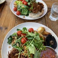 Vegan hash up at Slice of Cornwall in Falmouth