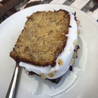 Lemon cake at Slice of Cornwall in Falmouth