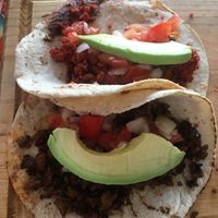 The tacos are amazing. I suggest getting a mix of different tacos, each was either 40 or 45 pesos. Totally worth it.  at Waicura in Loreto