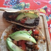 The tacos are amazing. I suggest getting a mix of different tacos, each was either 40 or 45 pesos. Totally worth it.  at Waicura in Loreto