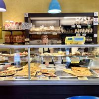 Case with lots of vegan options  at L'Antico Grano in Rapallo