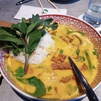 Curry with tofu was delicious! at Coa in Cologne