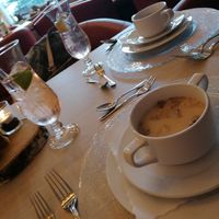 Blumenkohl Cremesuppe at Holzschuh's Schwarzwaldhotel in Baiersbronn