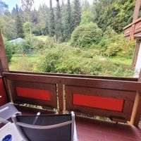 View from room ("Bio Zimmer") at Holzschuh's Schwarzwaldhotel in Baiersbronn