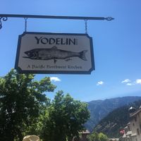 Signage at The Yodelin in Leavenworth