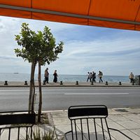 From the outdoor seating at JOIN Juice Bars - Leoforos Nikis in Thessaloniki