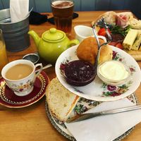 Afternoon tea at Lion Rock Tea Rooms in Cheddar