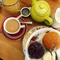 Afternoon tea at Lion Rock Tea Rooms in Cheddar