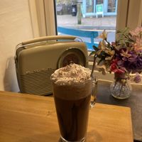 Vegan Hot Chocolate   at Lion Rock Tea Rooms in Cheddar