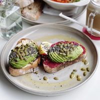 Happy vegan avo at Carrotsticks & Cravings - Robertson Quay in Central Singapore