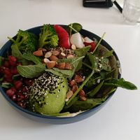 Nice combo but less leaf bulk and more of the other parts would make it great. at Carrotsticks & Cravings - Robertson Quay in Central Singapore