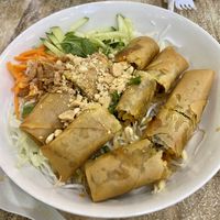 Vegan vermicelli rice rolls at Pho Street in Cairns