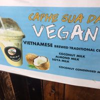 Vegan drink  at Pho Street in Cairns