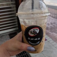 Vietnamese ice coffee, double shot with soy milk at Pho Street in Cairns