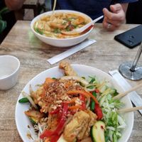 Vermicelli noodle salad with tofu wok blend at Pho Street in Cairns