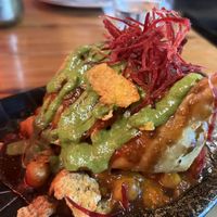 Samosa chaat   at 3 Idiots in Richmond