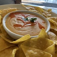 White Bean Queso Dip & Chips  at Rüt in Spokane