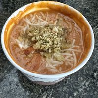Creamy Tomato soup of the moment   at Rüt in Spokane