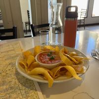 If you order the White Bean Queso Dip (and it is good) be careful that it is not tongue-burning hot! at Rüt in Spokane