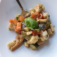 Gnocchi e Verdure Vegani at Borgo Antico in Fehmarn