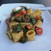 Pasta vegan at Borgo Antico in Fehmarn