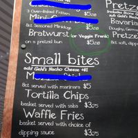 A couple of vegan options at Around the Table in Lynnwood