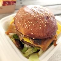 Impossible burger at Vege Pulse in Auckland