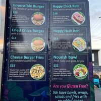 Menu 1 May 2024 at Vege Pulse in Auckland
