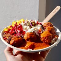 Cauliflower Koftas, so so good. at Vege Pulse in Auckland